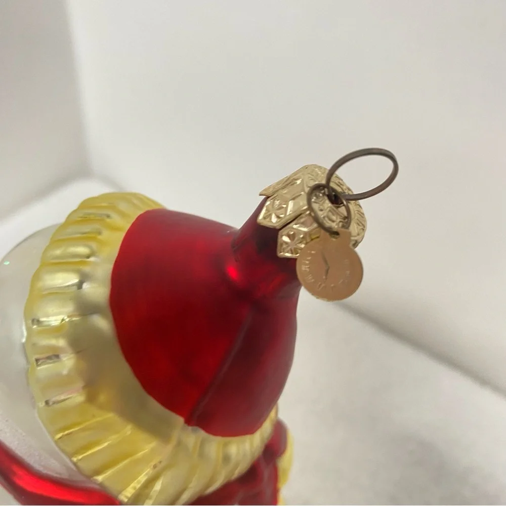 Department 56 Vintage Festive Snowman Sledding Christmas Ornament Whimsical